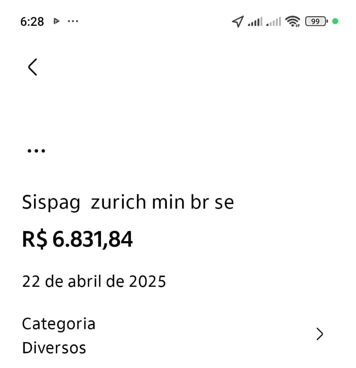 Sispag Zurich - R$ 6.831,84
